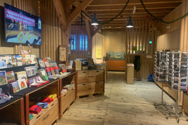 Shop und Eingang Museum